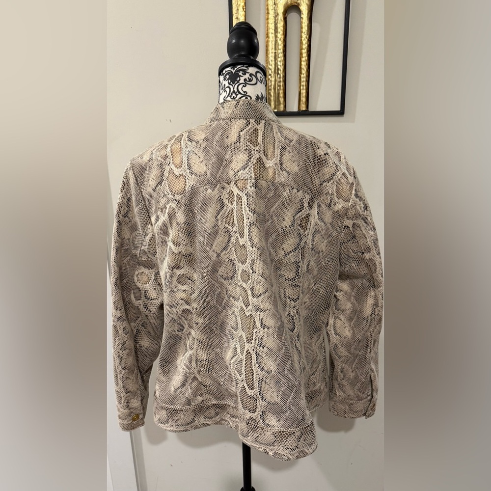 Ruby Rd. Snakeskin Print Jacket - image 7